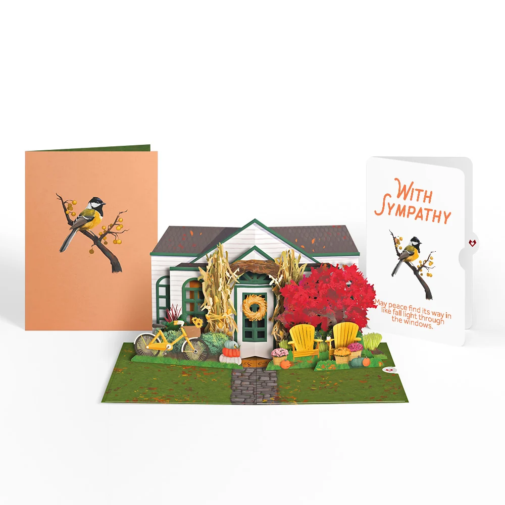 Lovepop Fall Welcome Sympathy Pop-Up Card and Sentiment Set Chair