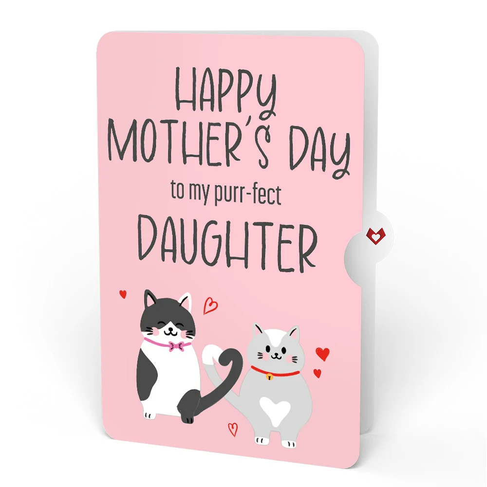 Lovepop Love Cats Mother’s Day Pop-Up Card and Sentiment Set for Daughter - Image 4