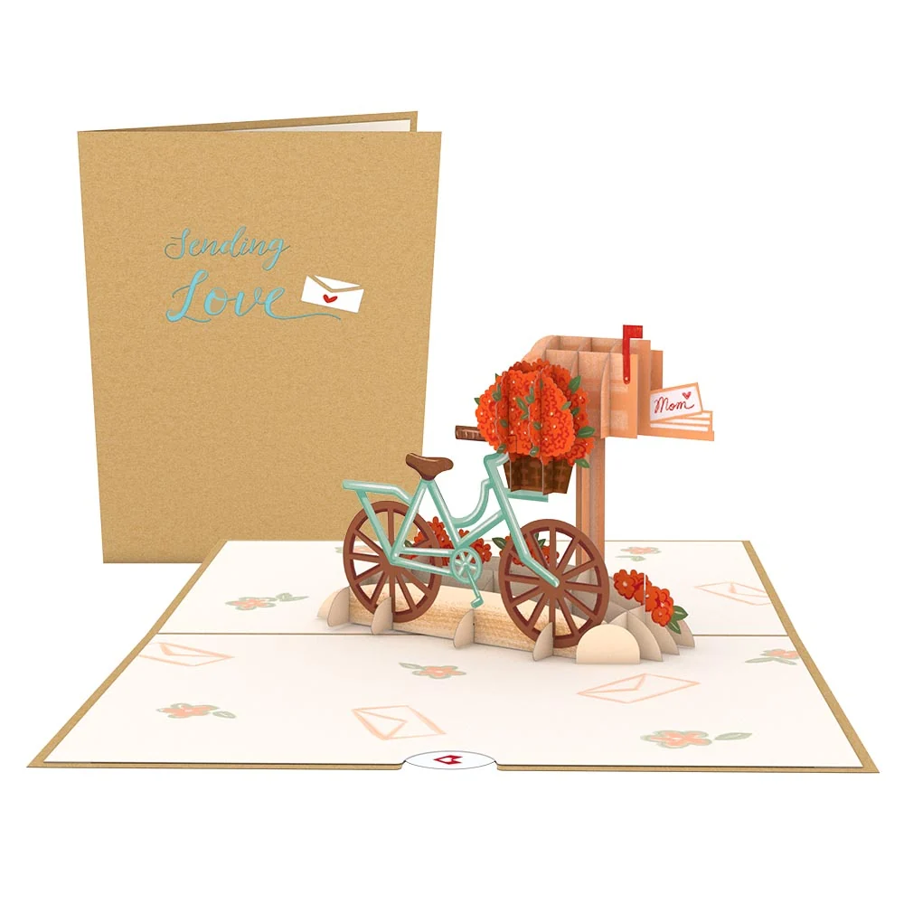 Lovepop Mother's Day Bicycle Pop-Up Card