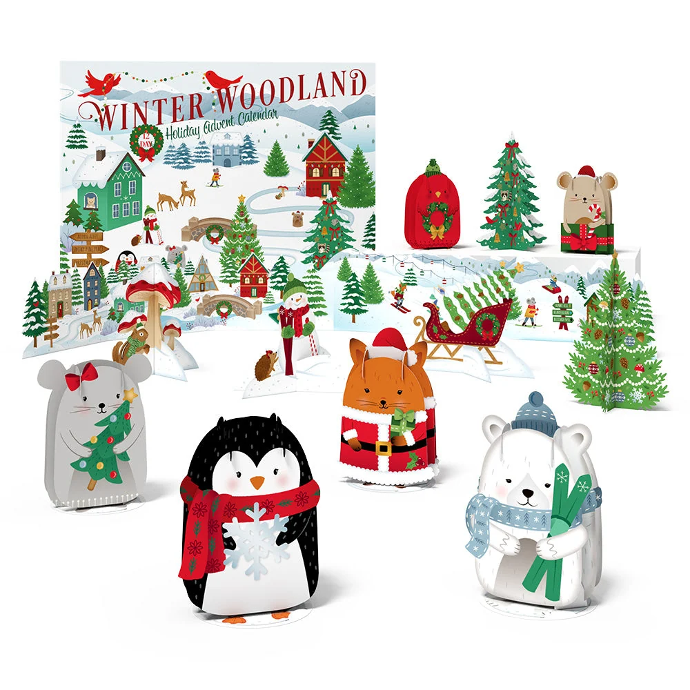 Lovepop Winter Woodland 12 Day Holiday Advent Calendar - Image 4