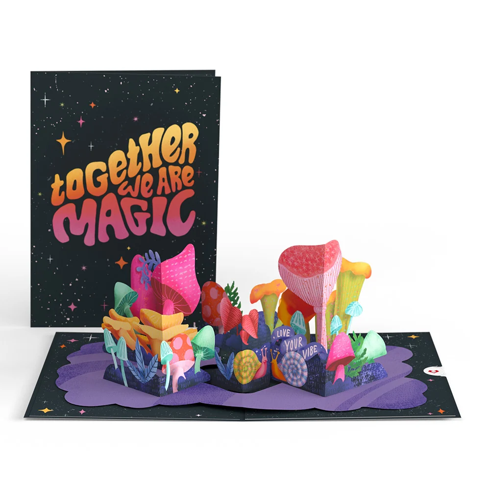 Lovepop Together We are Magic Mushrooms Pop-Up Card