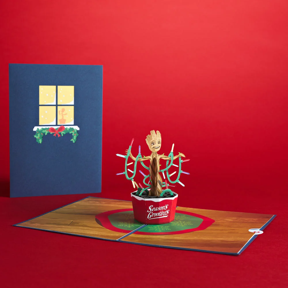 Lovepop Marvel Season's Grootings Pop-Up Card