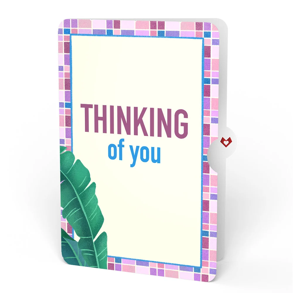 Lovepop Tropical Bananas Thinking of You Pop-Up Card and Sentiment Set Cream - Image 4