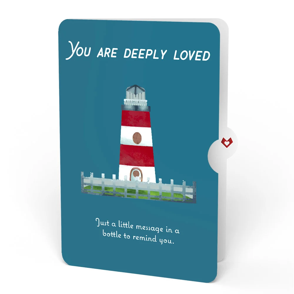 Lovepop Coastal Lighthouse Love Pop-Up Card and Sentiment Set Bottle - Image 4