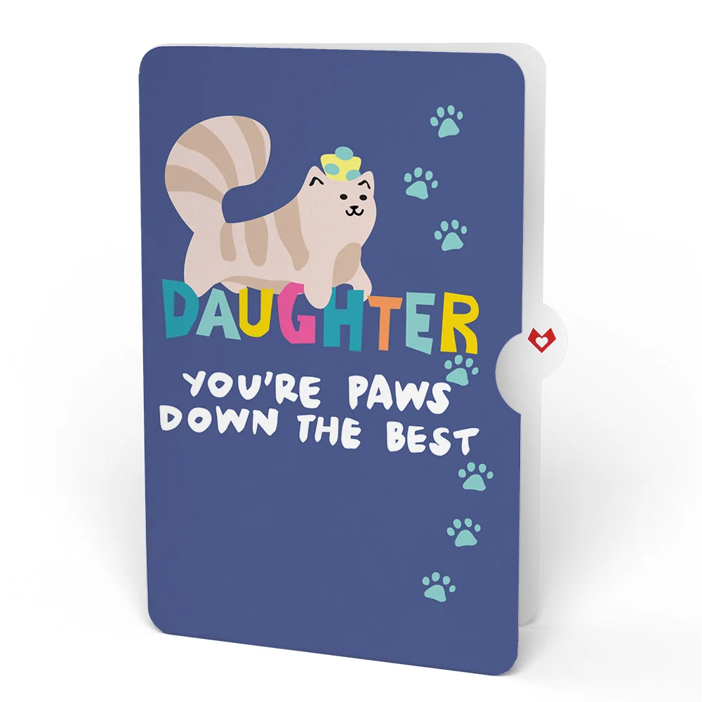 Lovepop Purr-fect Cat Birthday Bouquet and Sentiment Set for Daughter Vase - Image 4