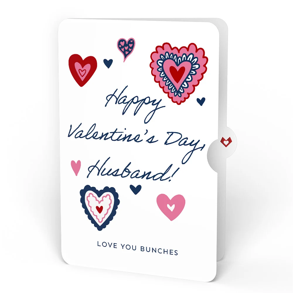 Lovepop Whimsical Hearts Valentine Light-Up Bouquet and Sentiment Set for Husband Vase - Image 4