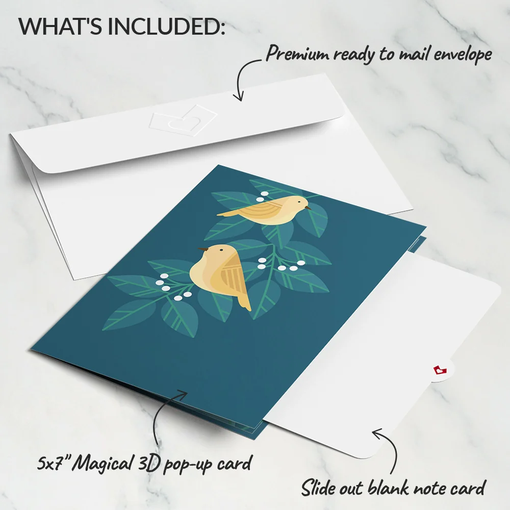 Lovepop Joyful Yellow Warbler Pop-Up Card - Image 5