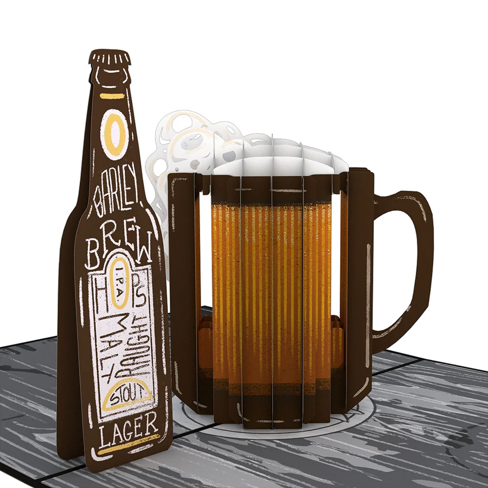 Lovepop Beer Father's Day Pop-Up Card and Spartan Grilling Sentiment Set Mug - Image 4