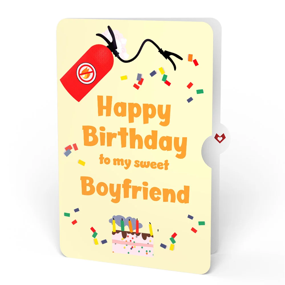 Lovepop Holy Smokes You're Old Birthday Pop-Up Card and Sentiment Set for Boyfriend Candle - Image 4