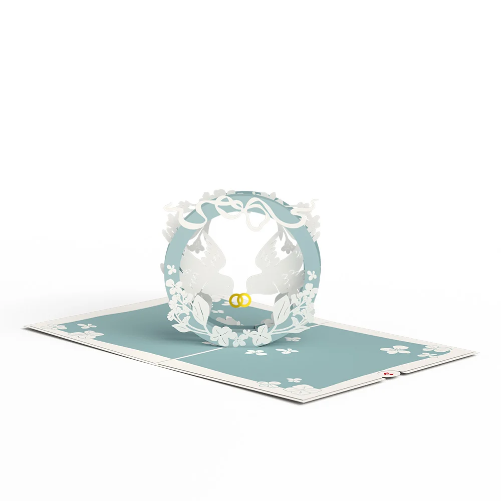 Lovepop Happily Ever After Love Birds Pop-Up Card - Image 3