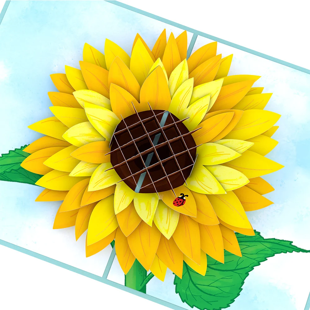 Lovepop Sunflower Bloom Graduation Pop-Up Card and Sentiment Set - Image 3