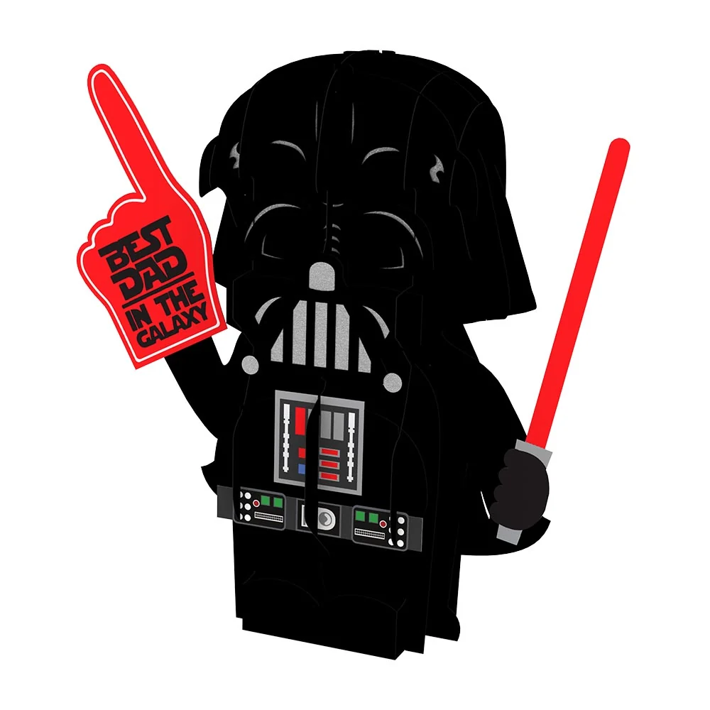 Lovepop Star Wars Darth Vader Best Dad Giant Pop-Up Gift Scale - Image 5