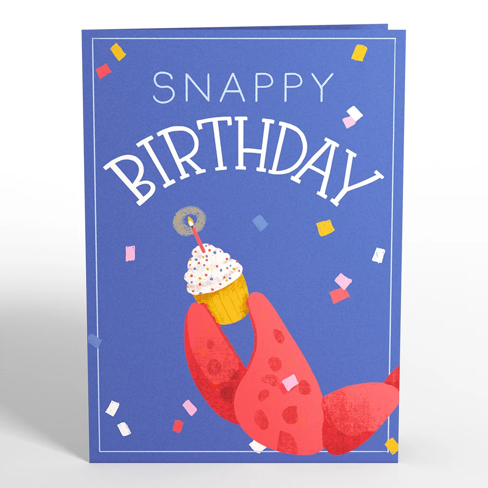 Lovepop Snappy Birthday Crab Pop-Up Card - Image 4