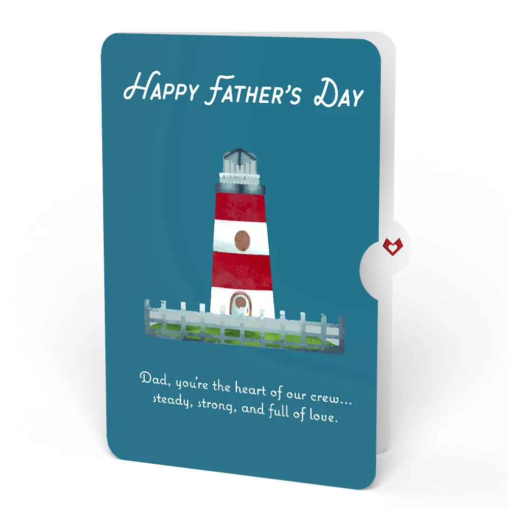 Lovepop Coastal Lighthouse Father's Day Pop-Up Card and Sentiment Set - Image 4