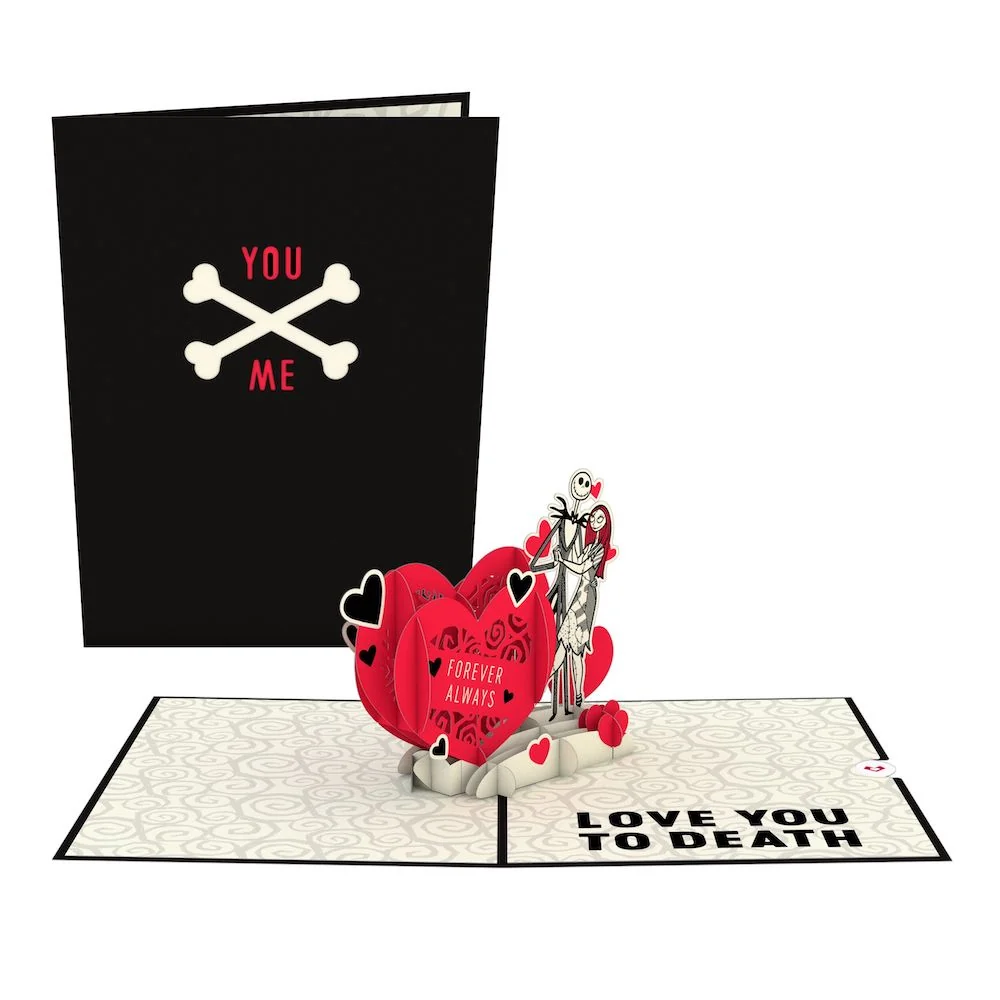 Lovepop Disney Tim Burton's The Nightmare Before Christmas Love You to Death Pop-Up Card
