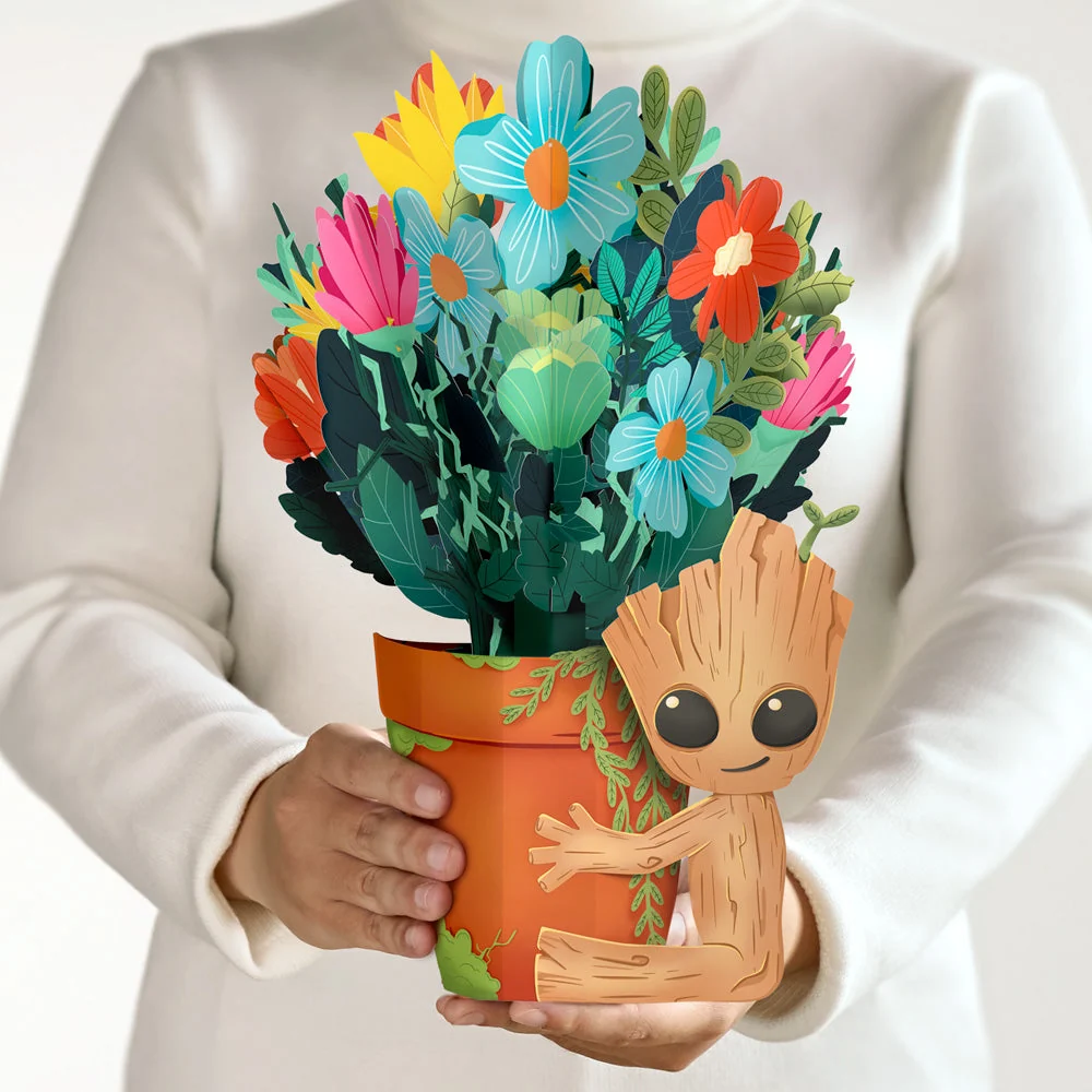 Lovepop Marvel's Guardians of the Galaxy Groot Flower Buds Bouquet Pot
