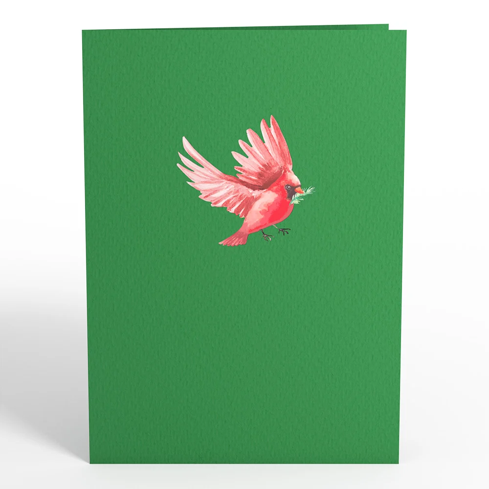 Lovepop Cardinal Birdhouse Pop-Up Card - Image 4