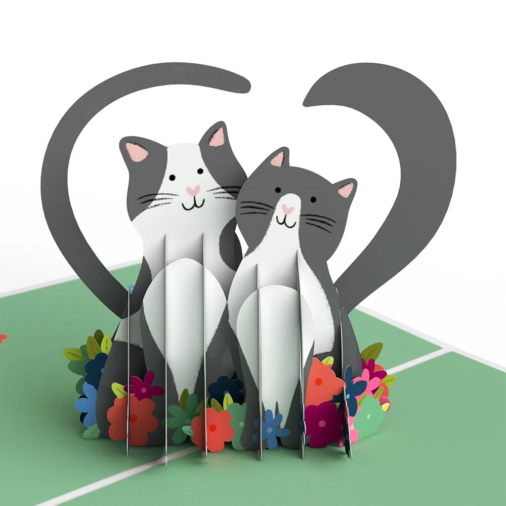 Lovepop Happy Meowentine’s Day Cat 4-in-1 Nesting Card - Image 6