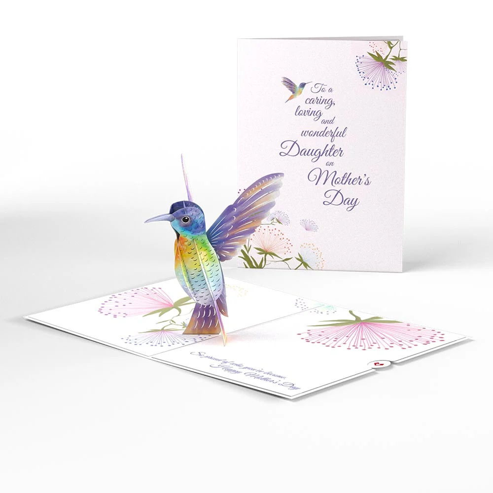 Lovepop To My Daughter Mother’s Day Hummingbird Pop-Up Card