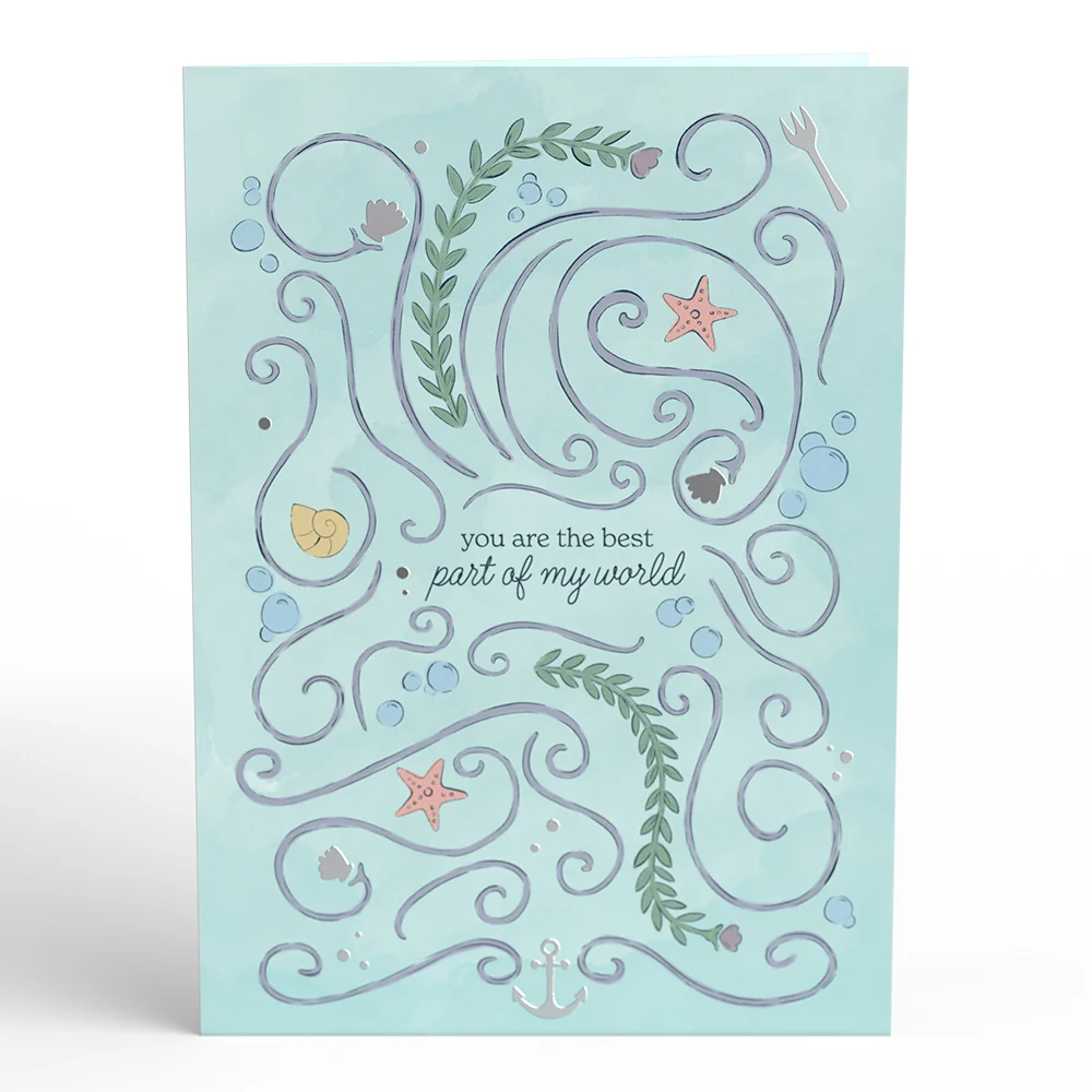 Lovepop Disney's The Little Mermaid Ariel & Prince Eric Pop-Up Card - Image 4