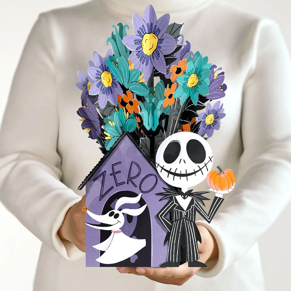 Lovepop Disney Tim Burton’s The Nightmare Before Christmas Jack Skellington Flower Buds Bouquet Vase