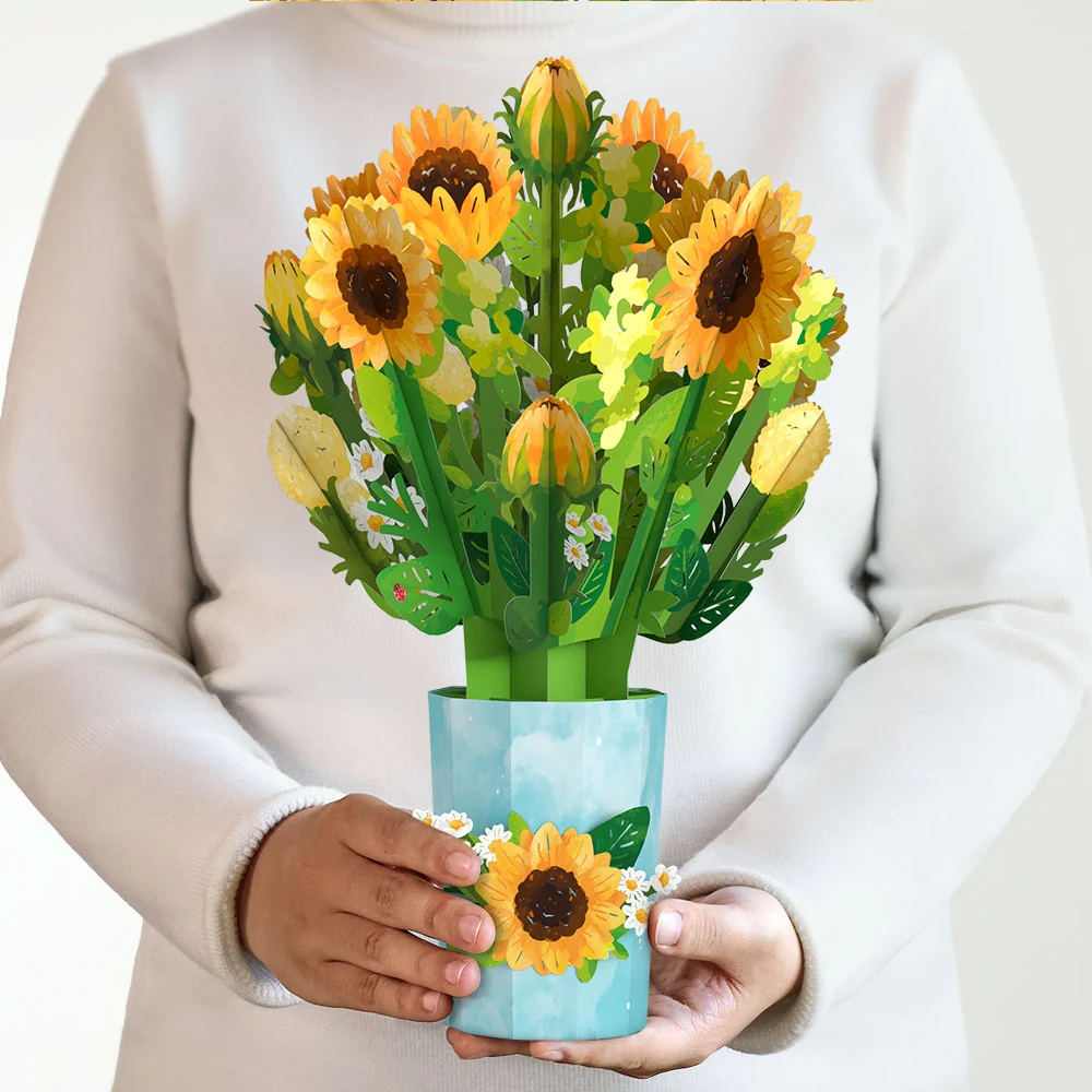 Lovepop Sunflower Blooms Bouquet