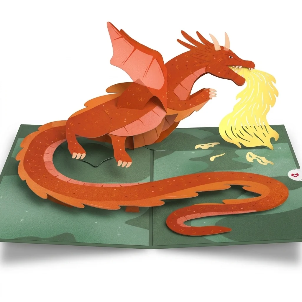 Lovepop Fired Up for Your 1st Birthday Dragon Pop-Up Card and Sentiment Set - Image 3