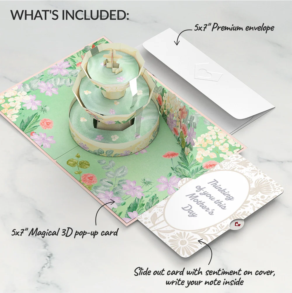 Lovepop Cardinals in the Garden Mother’s Day Pop-Up Card and Sentiment Set for Mom - Image 2