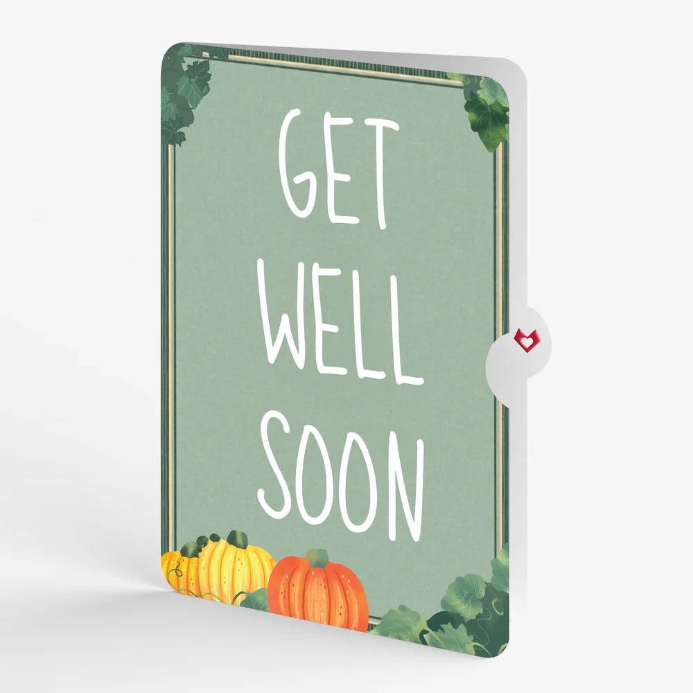 Lovepop Happy Fall Pumpkin Patch Get Well Pop-Up Card and Sentiment Set - Image 4