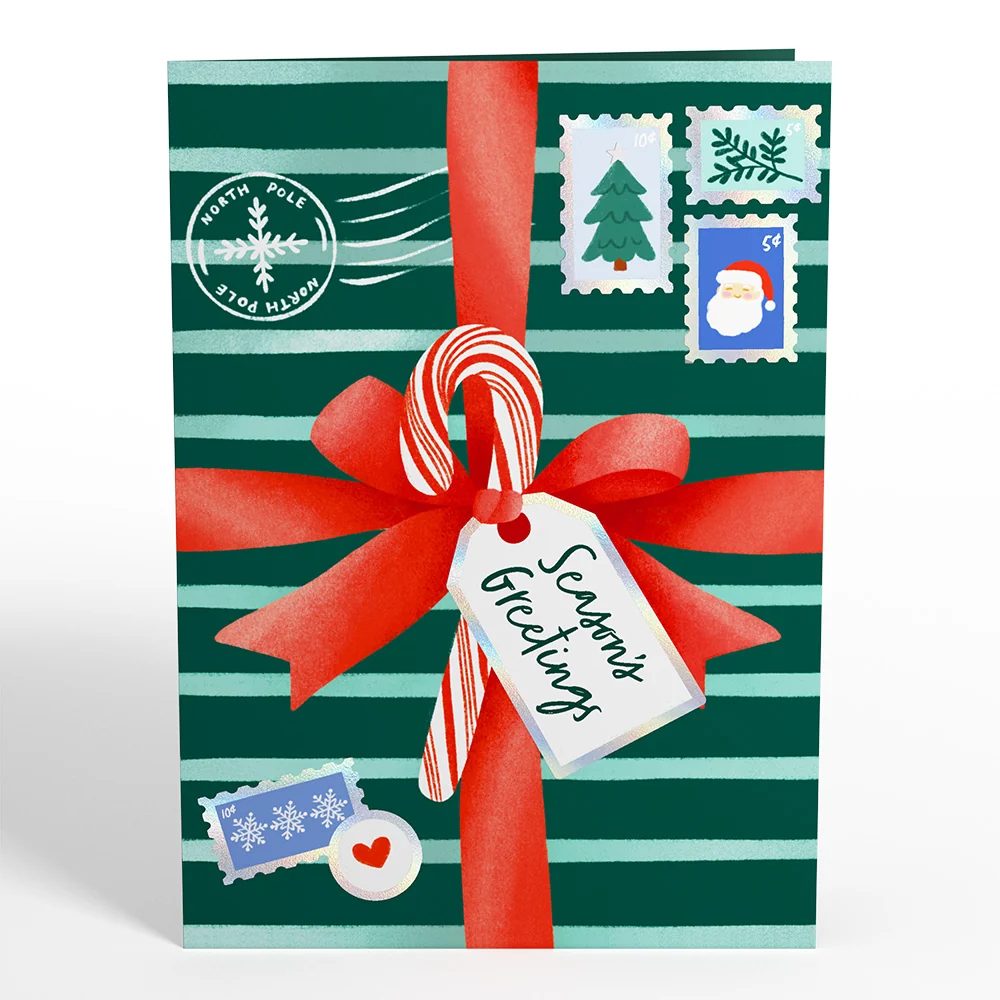 Lovepop Season's Greetings Penguin Surprise Pop-Up Card - Image 4