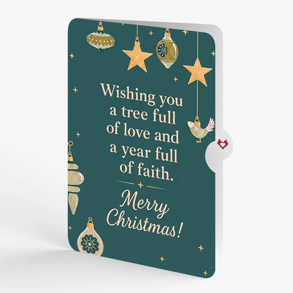 Lovepop Tis the Season Christmas Tree Pop-Up Card and Year Full Faith Sentiment Set - Image 4