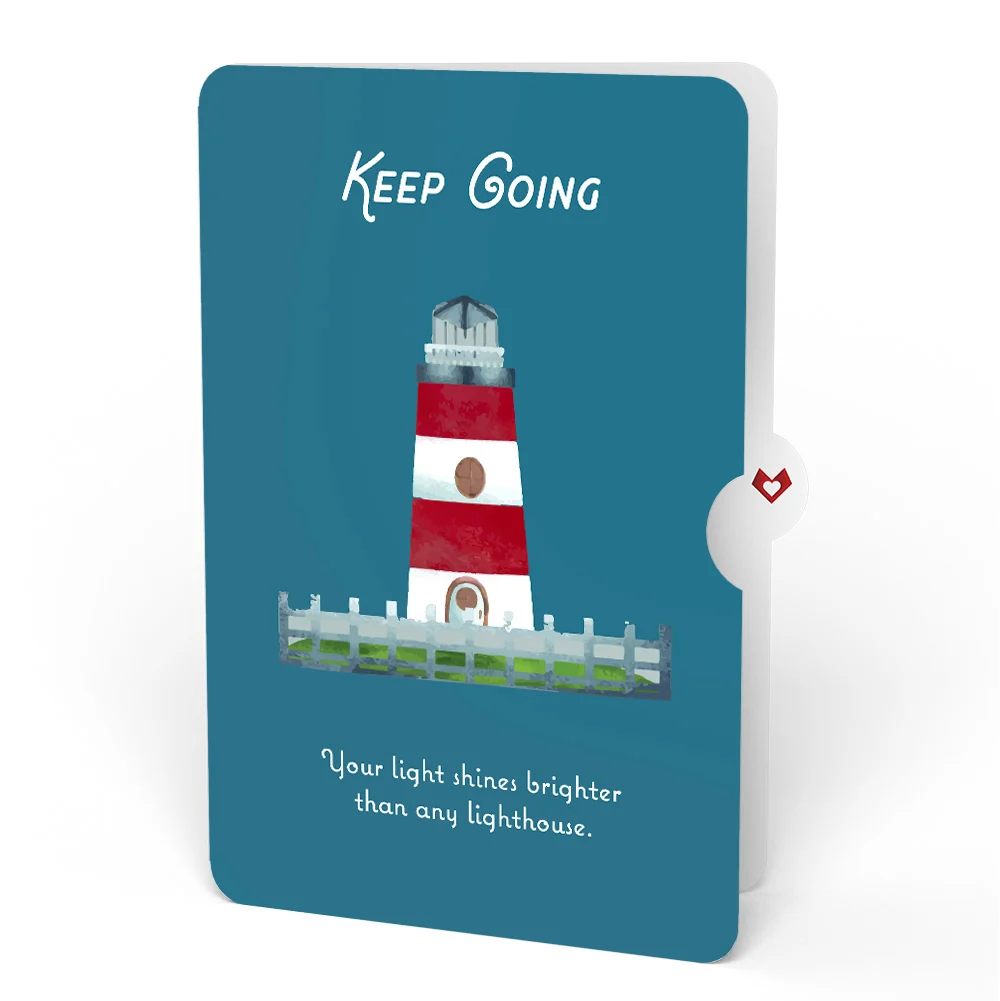 Lovepop Coastal Lighthouse Encouragement Pop-Up Card and Sentiment Set - Image 4