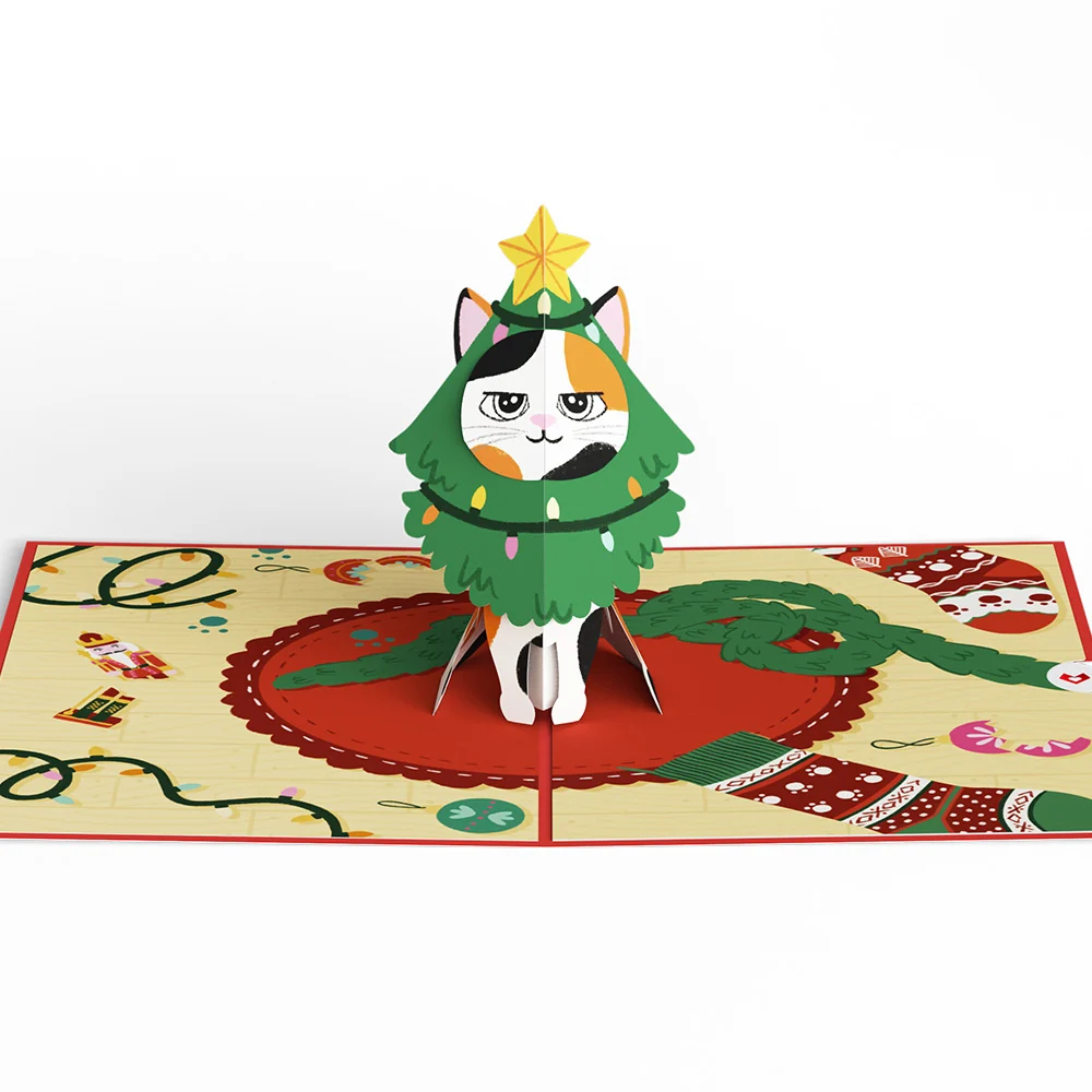 Lovepop Meowy Cat-mess Christmas Pop-Up Card - Image 3