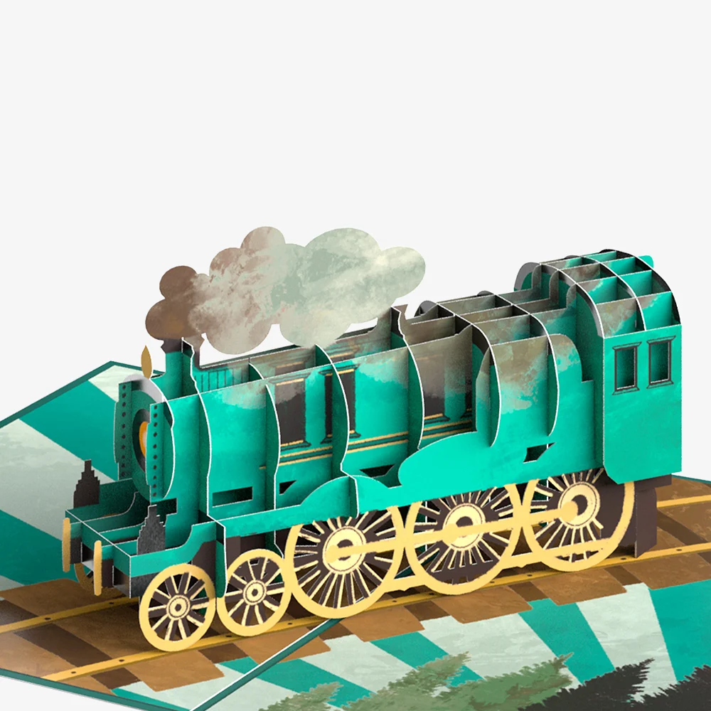 Lovepop Classic Train Pop-Up Card and Grandparents Day Sentiment Set - Image 3