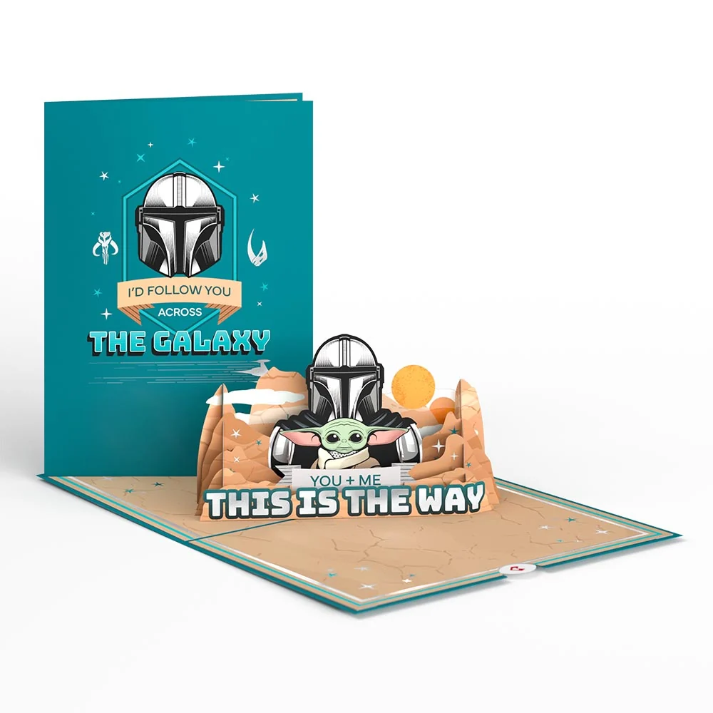 Lovepop Star Wars The Mandalorian You + Me Pop-Up Card - Image 4