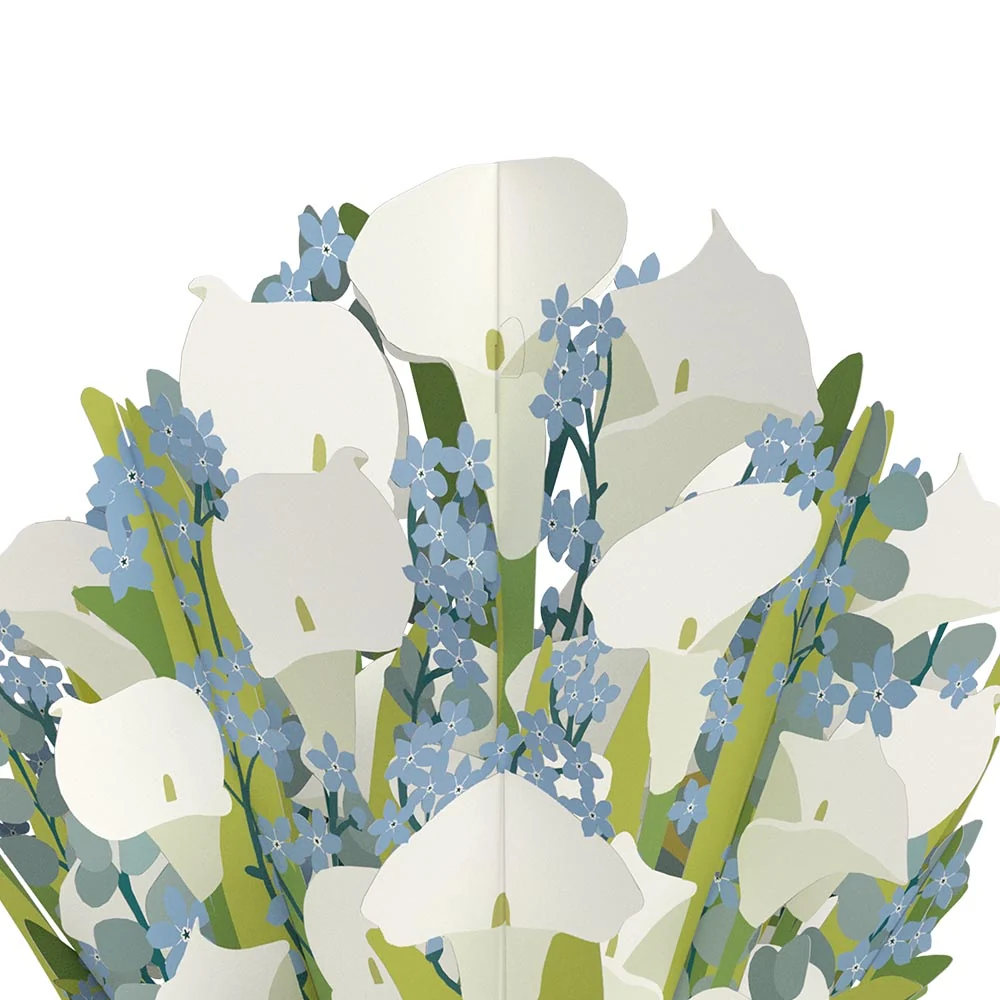 Lovepop Deepest Sympathy Calla Lilly Bouquet - Image 2