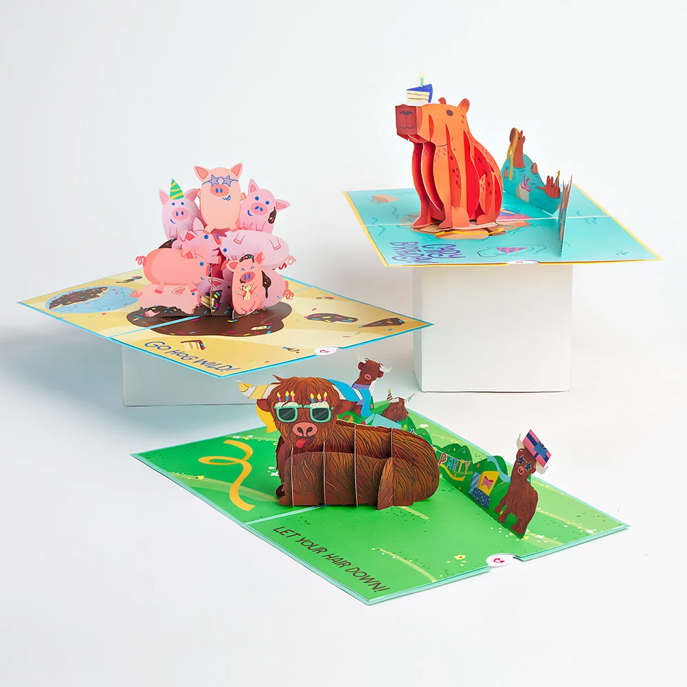 Lovepop Birthday Animals 3-Pack