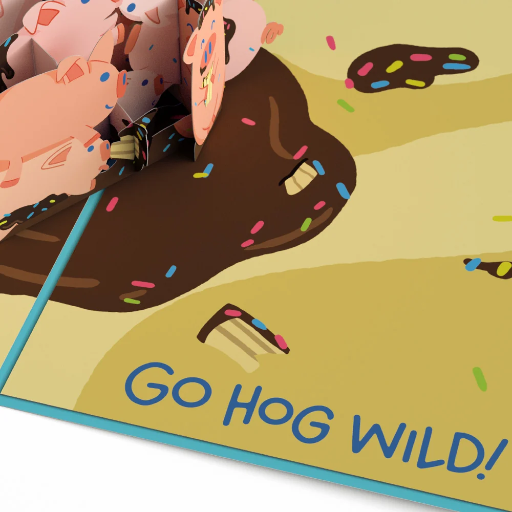 Lovepop Hog Wild Birthday Pop-Up Card - Image 3