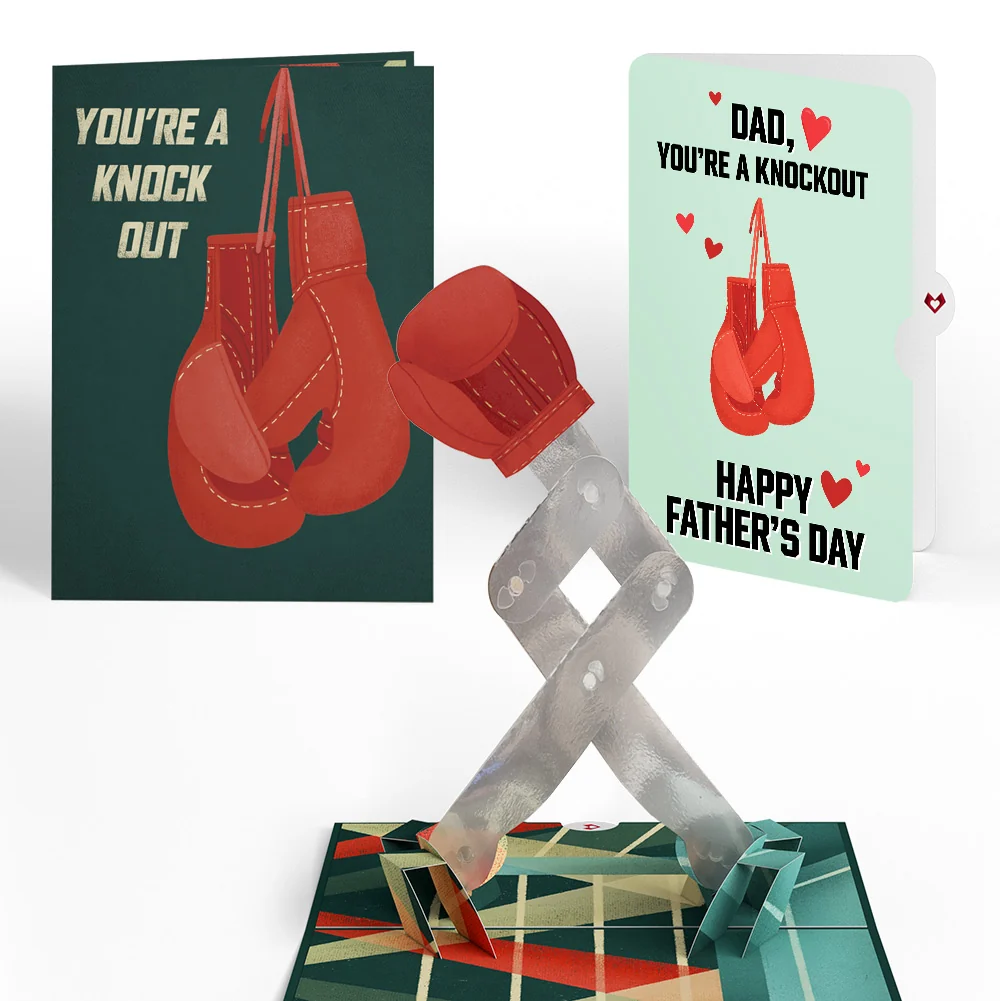 Lovepop You're a Knock Out Father's Day Pop-Up Card and Sentiment Set for Dad