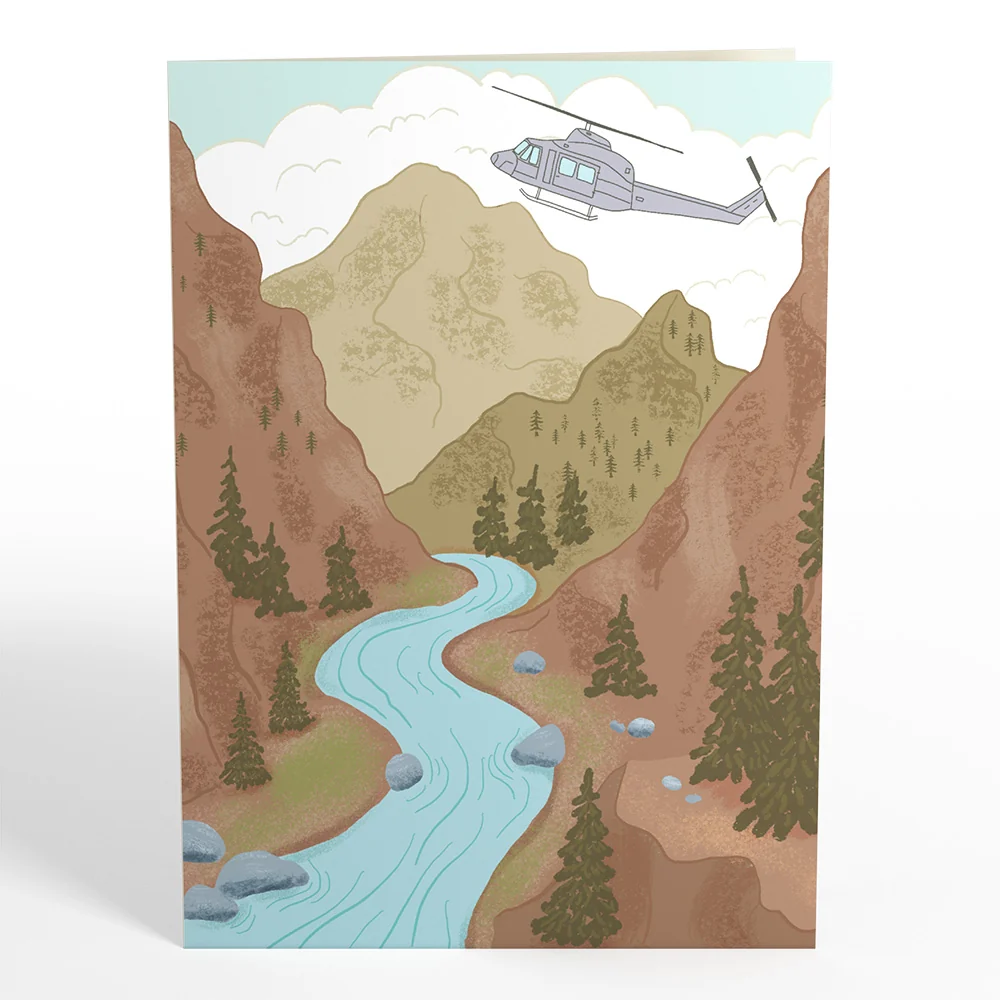 Lovepop Helicopter Pop-Up Card - Image 4