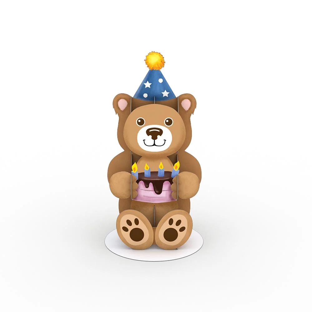 Lovepop Stickerpop: Birthday Bear (1-Pack)