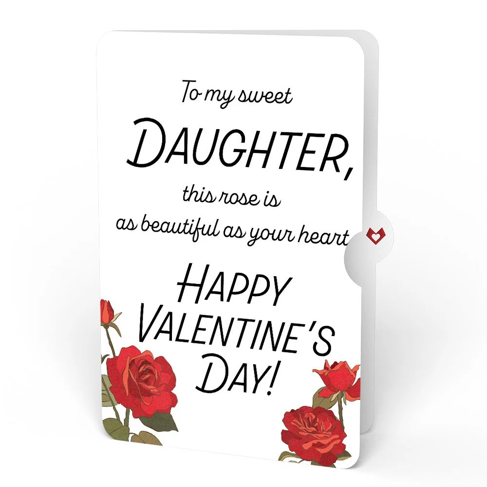 Lovepop Red Rose Valentine Grand Bouquet and Roses Sentiment Set for Daughter Vase - Image 4