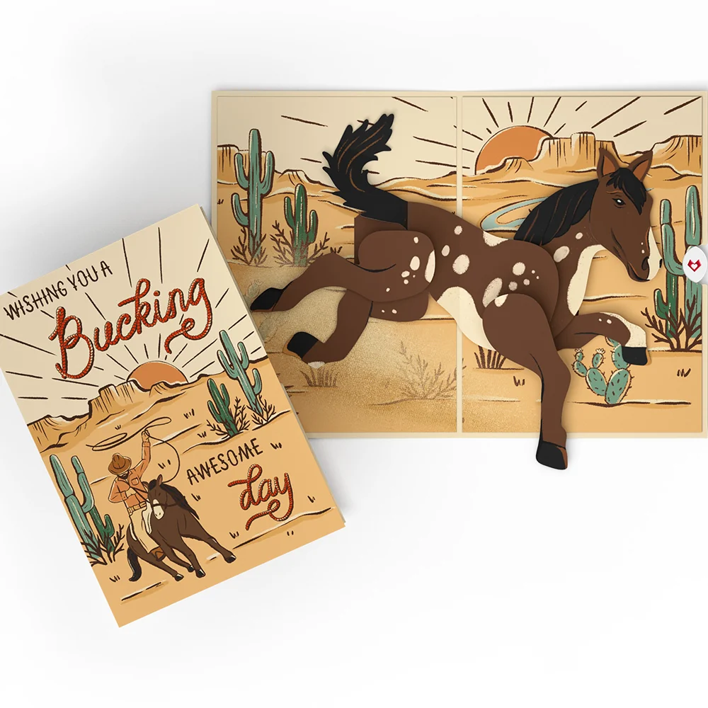 Lovepop Bucking Awesome Day Pop-Up Card