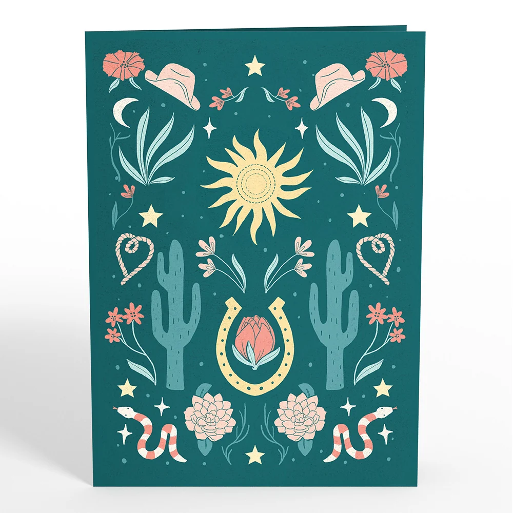 Lovepop Cowgirl Boot Pop-Up Card - Image 4