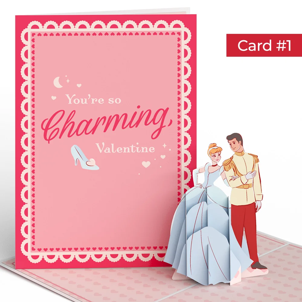 Lovepop Disney Princess Valentine's Day 4-in-1 Nesting Card - Image 3