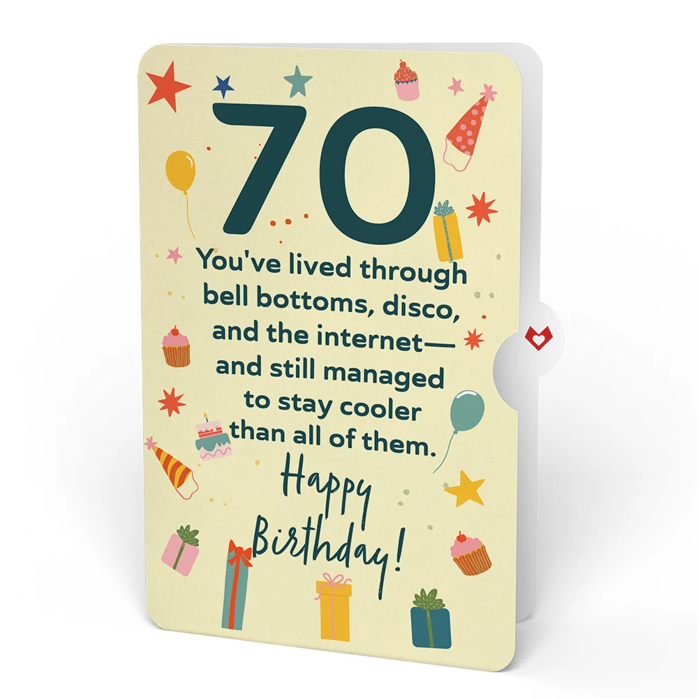 Lovepop 70th Birthday Houseplants Pop-Up Card and Sentiment Set - Image 4