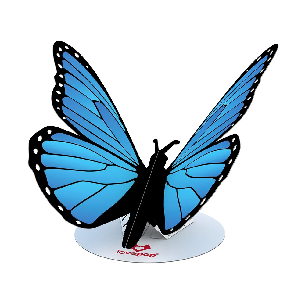 Lovepop Stickerpop: Blue Morpho Butterfly (5-Pack) - Image 3