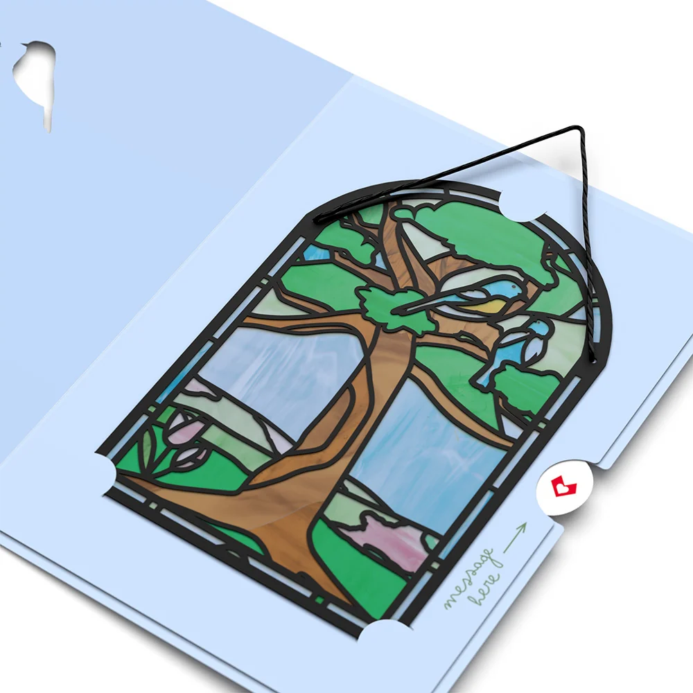 Lovepop Happy Mother's Day Robins Suncatcher Card - Image 4