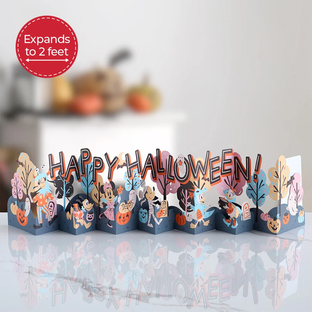 Lovepop Disney’s Mickey & Friends Happy Halloween Loooooong Card (Expands to 2 feet)