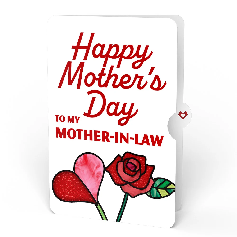 Lovepop Everlasting Rose Mother’s Day HeartFelt Charm Card and Sentiment Set for Mother-in-Law - Image 4